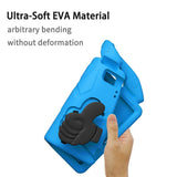 EIDERWOOD iPad 9.7" (2018 / 2017) / Air 2 / Air Kids Case with Thumb Kickstand - Blue