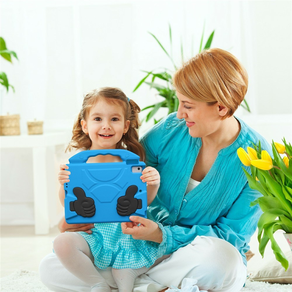 EIDERWOOD iPad 9.7" (2018 / 2017) / Air 2 / Air Kids Case with Thumb Kickstand - Blue