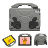EIDERWOOD iPad 9.7" (2018 / 2017) / Air 2 / Air Kids Case with Thumb Kickstand - Grey