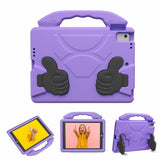 EIDERWOOD iPad 9.7" (2018 / 2017) / Air 2 / Air Kids Case with Thumb Kickstand - Purple