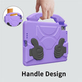 EIDERWOOD iPad 9.7" (2018 / 2017) / Air 2 / Air Kids Case with Thumb Kickstand - Purple
