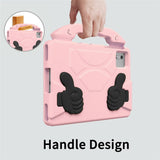 EIDERWOOD Xiaomi Redmi Pad 2 / SE / 6 / 5 / Lenovo Tab M11 / Samsung Galaxy Tab S10 FE / S9 FE / S9 / S8 / S7 Kids Case with Thumb Kickstand - Pink