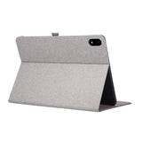 OnePlus Pad 3 Faux Leather Flip Case with Card Holder & Stand Function - Grey