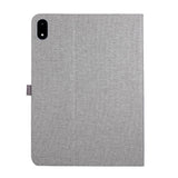 OnePlus Pad 3 Faux Leather Flip Case with Card Holder & Stand Function - Grey
