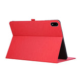 OnePlus Pad 3 Faux Leather Flip Case with Card Holder & Stand Function - Red