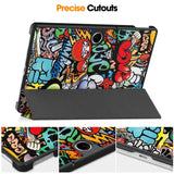 EIDERWOOD OnePlus Pad Lite Faux Leather Flip Case - Graffiti