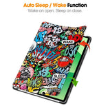 EIDERWOOD OnePlus Pad Lite Faux Leather Flip Case - Graffiti