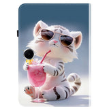 OnePlus Pad Lite EIDERWOOD  Leather Flip Case with Motif - Cat