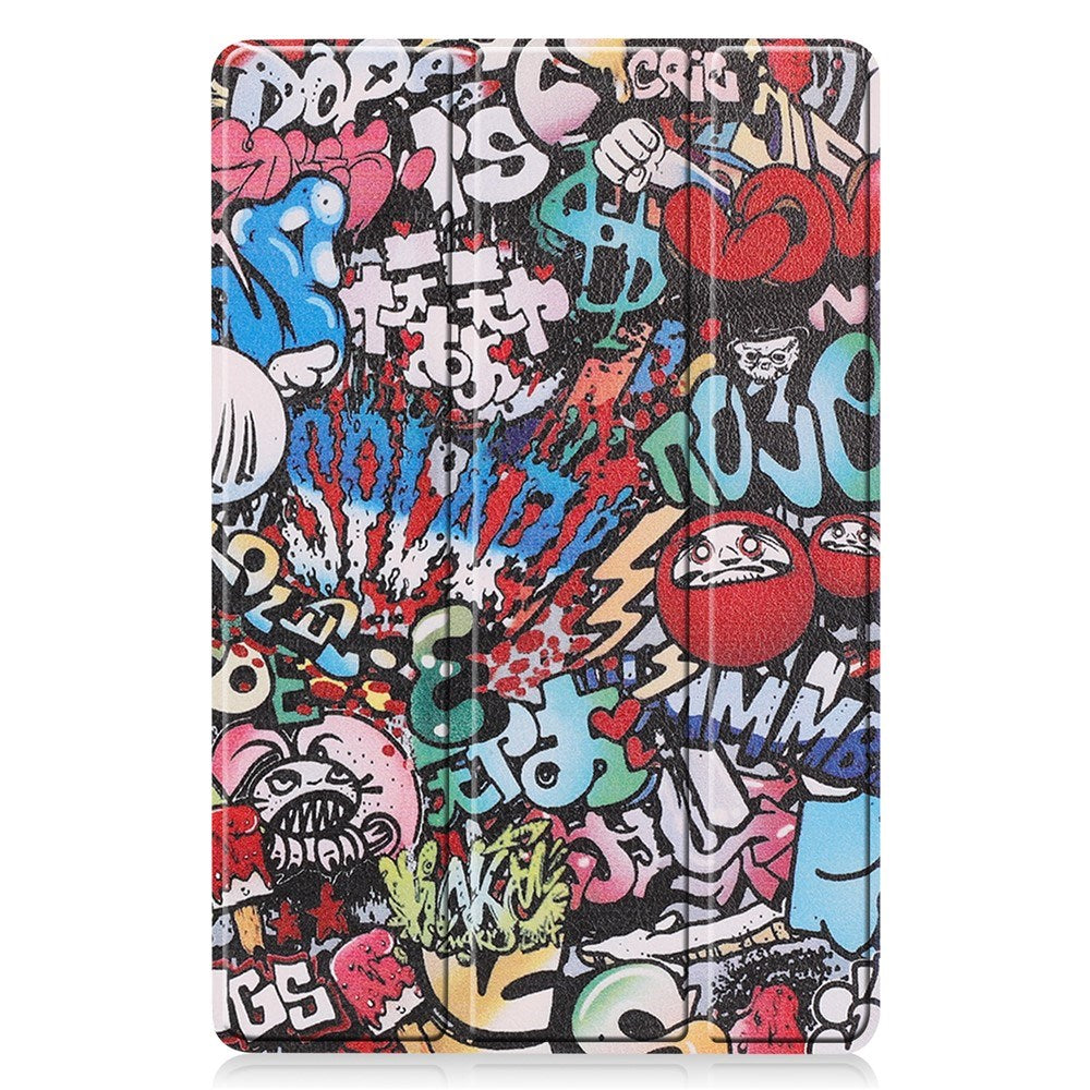 EIDERWOOD Samsung Galaxy Tab S11 / S10 Lite Faux Leather Flip Case with Motif - Graffiti