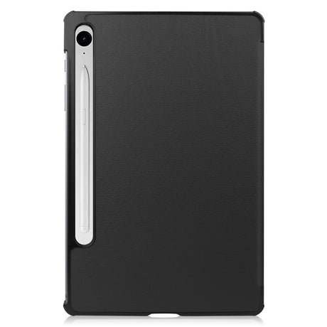 EIDERWOOD Samsung Galaxy Tab S11 / S10 Lite Tri-Fold Faux Leather Flip Case - Black