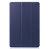 EIDERWOOD Samsung Galaxy Tab S11 / S10 Lite Tri-Fold Faux Leather Flip Case - Blue