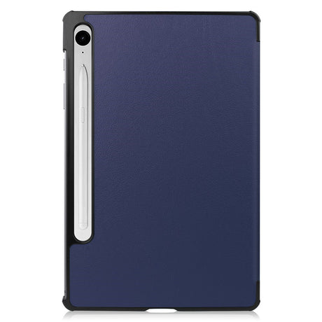 EIDERWOOD Samsung Galaxy Tab S11 / S10 Lite Tri-Fold Faux Leather Flip Case - Blue