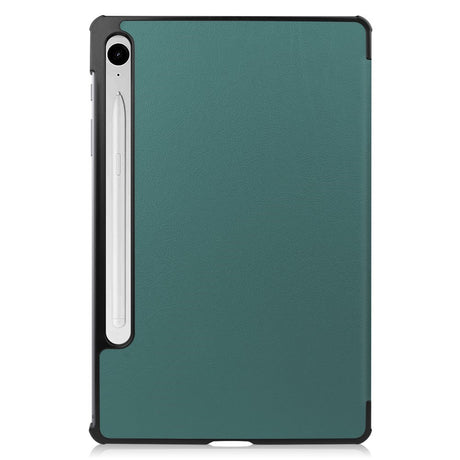 EIDERWOOD Samsung Galaxy Tab S11 / S10 Lite Tri-Fold Faux Leather Flip Case - Green