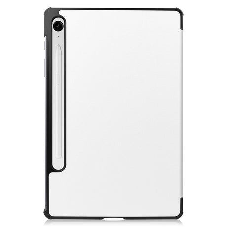 EIDERWOOD Samsung Galaxy Tab S11 / S10 Lite Tri-Fold Faux Leather Flip Case - White
