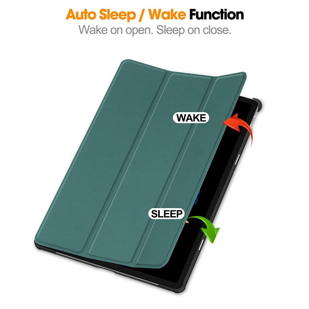 Lenovo Idea Tab Plus 12.1" EIDERWOOD Faux Leather Flip Case with Stand Function - Green