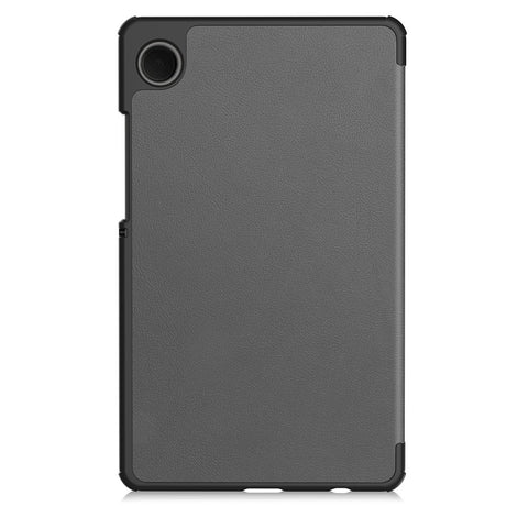 Samsung Galaxy Tab A11 EIDERWOOD Leather Case w. Stand - Grey