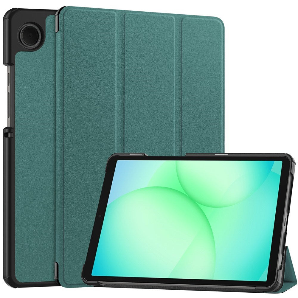 EIDERWOOD Samsung Galaxy Tab A11 Leather Case w. Stand - Green