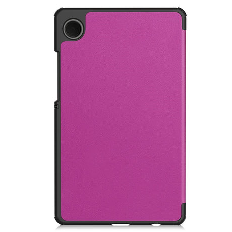Samsung Galaxy Tab A11 EIDERWOOD Leather Case w. Stand - Purple
