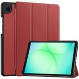 EIDERWOOD Samsung Galaxy Tab A11 Leather Case w. Stand - Wine Red