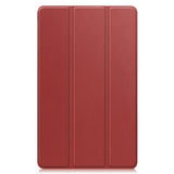 EIDERWOOD Samsung Galaxy Tab A11 Leather Case w. Stand - Wine Red
