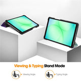 EIDERWOOD Samsung Galaxy Tab A11 Faux Leather Flip Case with Motif - Galaxy