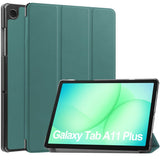 Samsung Galaxy Tab A11+ (Plus) EIDERWOOD Faux Leather Case with Stand - Green