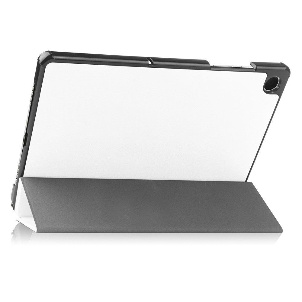 Samsung Galaxy Tab A11+ (Plus) EIDERWOOD Faux Leather Case with Stand - White