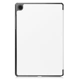 Samsung Galaxy Tab A11+ (Plus) EIDERWOOD Faux Leather Case with Stand - White