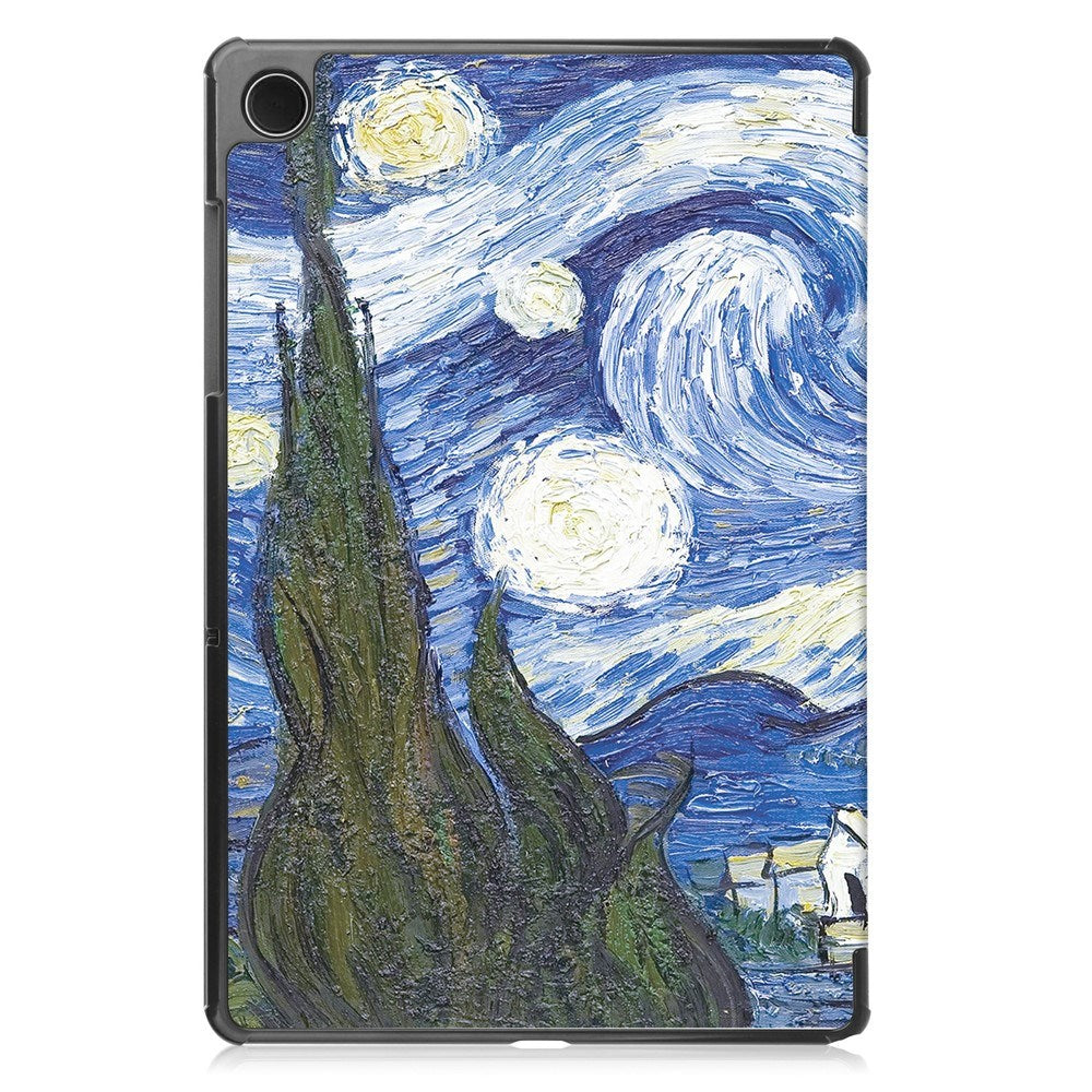 Samsung Galaxy Tab A11+ (Plus) EIDERWOOD Faux Leather Flip Case with Motif - Starry Sky