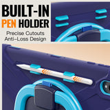 Samsung Galaxy Tab S12 Ultra / S11 Ultra EIDERWOOD Tough Case w. Kickstand - Blue