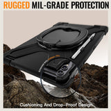 Samsung Galaxy Tab S12 Ultra / S11 Ultra EIDERWOOD Tough Case w. Kickstand - Black
