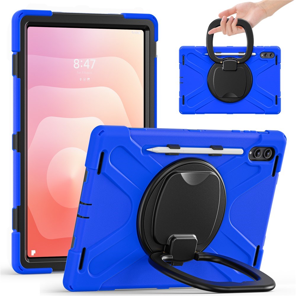 Samsung Galaxy Tab S12 Ultra / S11 Ultra EIDERWOOD Tough Case w. Kickstand - Blue / Black