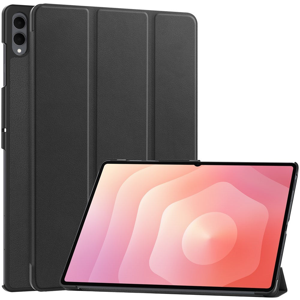 Samsung Galaxy Tab S11 Ultra EIDERWOOD Leather Case w. Stand - Black