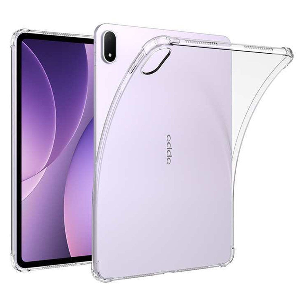 Oppo Pad 5 EIDERWOOD Flexible Plastic Case with Shock-Absorbing Corners - Transparent