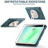 Samsung Galaxy Tab A11+ (Plus) EIDERWOOD Shockproof Case with 360 Degree Rotatable Kickstand - Green