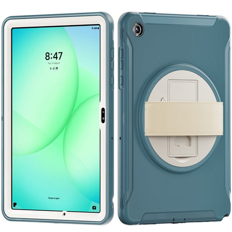 Samsung Galaxy Tab A11+ (Plus) EIDERWOOD Shockproof Case with 360 Degree Rotatable Kickstand - Green