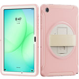 Samsung Galaxy Tab A11+ (Plus) EIDERWOOD Shockproof Case with 360 Degree Rotatable Kickstand - Pink
