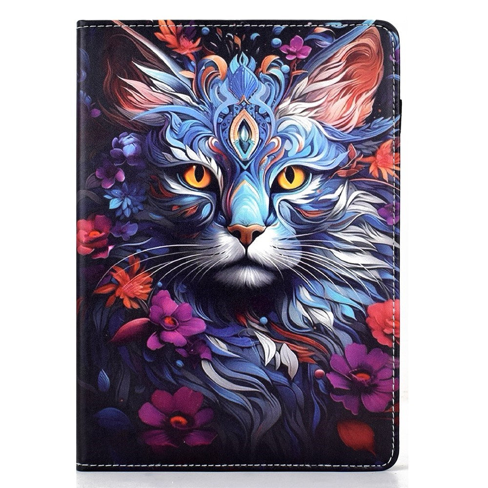 Lenovo Idea Tab Pro / Tab P12 Pro EIDERWOOD Colorful Flip Case with Motif - Cat
