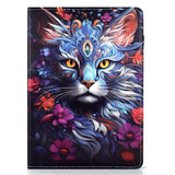 Lenovo Idea Tab Pro / Tab P12 Pro EIDERWOOD Colorful Flip Case with Motif - Cat