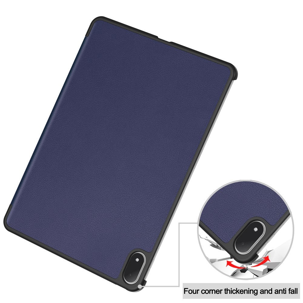 OnePlus Pad 4 EIDERWOOD Faux Leather Flip Case - Blue