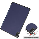 OnePlus Pad 4 EIDERWOOD Faux Leather Flip Case - Blue