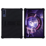 Lenovo Yoga Tab Plus Gen 2 13" EIDERWOOD Rugged Silicone Case with Adjustable Kickstand & Shock-Absorbing Corners - Black