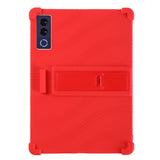 Lenovo Yoga Tab Plus Gen 2 13" EIDERWOOD Rugged Silicone Case with Adjustable Kickstand & Shock-Absorbing Corners - Red