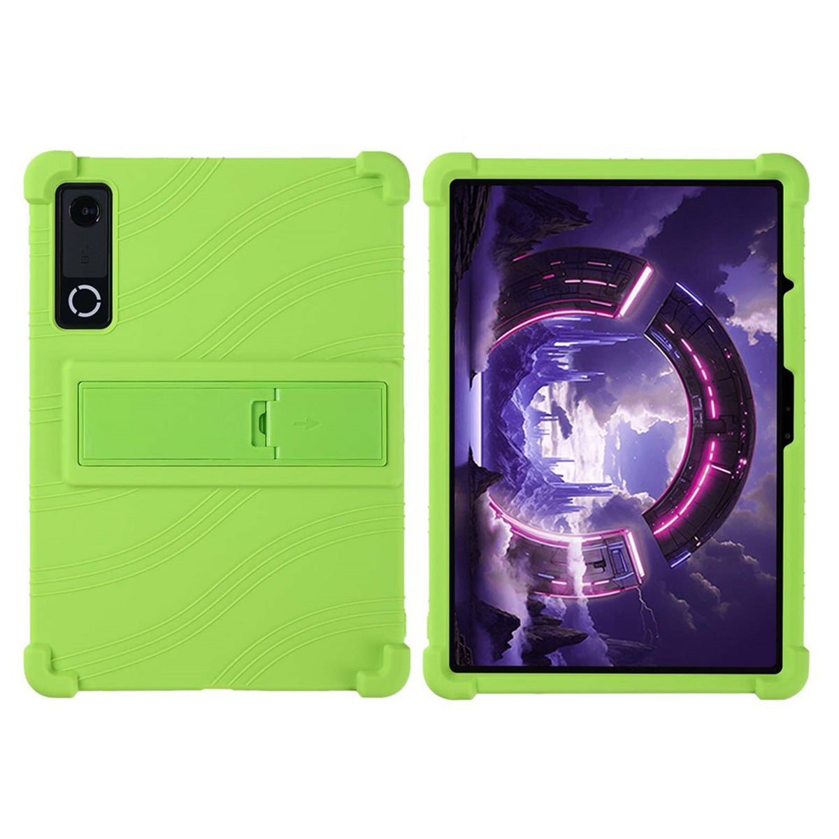 Lenovo Yoga Tab Gen 2 11.1" EIDERWOOD Rugged Silicone Case with Adjustable Kickstand & Shock-Absorbing Corners - Green