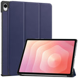 Samsung Galaxy Tab S12+ (Plus) EIDERWOOD Artificial Leather Case with Stand - Blue