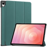 Samsung Galaxy Tab S12+ (Plus) EIDERWOOD Artificial Leather Case with Stand - Green
