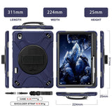 Samsung Galaxy Tab S12+ (Plus) EIDERWOOD Hybrid Rugged Case w. Kickstand - Dark Blue