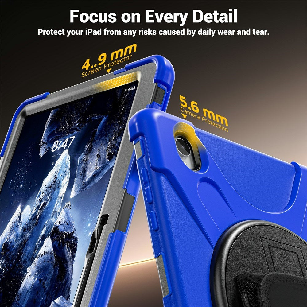 Samsung Galaxy Tab S12+ (Plus) EIDERWOOD Hybrid Rugged Case w. Kickstand - Blue