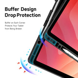 Samsung Galaxy Tab S12+ (Plus) DUX DUCISOrigami Hybrid Faux Leather Flip Case - Black