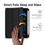 iPad Mini (2026) 8th Gen. DUX DUCIS MAGI Origami Hybrid Flip Case with Stand - Black